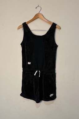 Nike Sportswear Velour Romper Black Size XL
